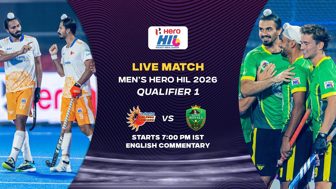 ENGLISH COMMENTARY || Men's Hero Hockey India League 2026 || Match 30 || LANCERS VS ROYALS