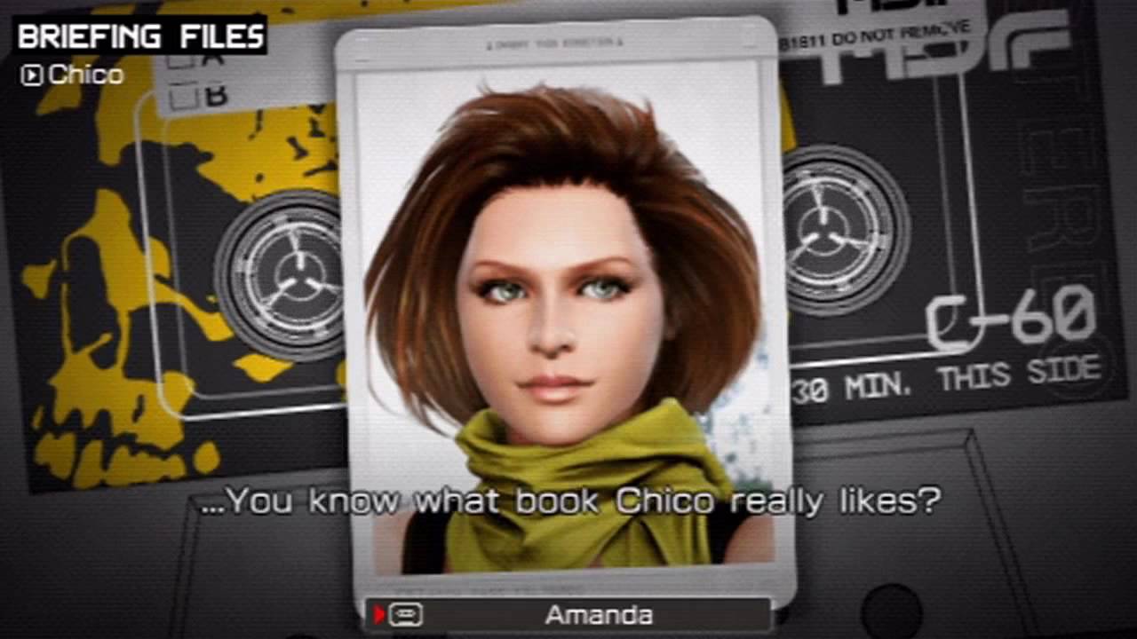 Metal Gear Solid Peace Walker - Amanda: About herself
