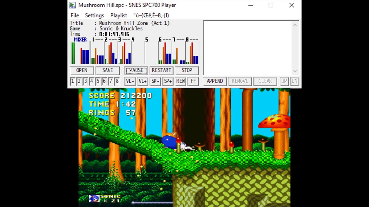 Sonic & Knuckles - Mushroom Hill Zone (Act 1) (SNES Arrange)
