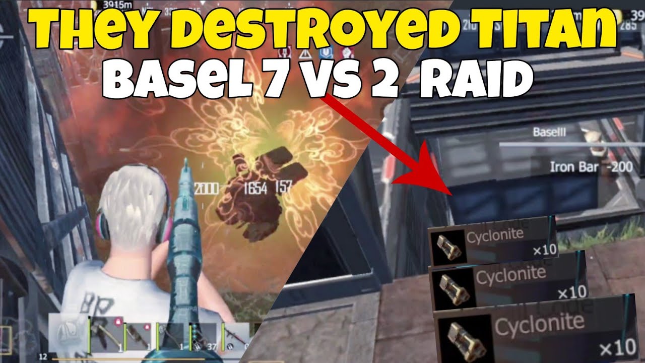 8 VS 2 Online raid they destroyed Titanium basel with energy last island of survival part 3 | #lios