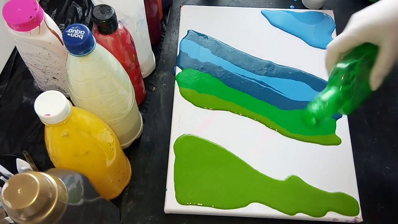 Акриловая заливка по шагам, c чего начать?AcrylicFluidPouring.