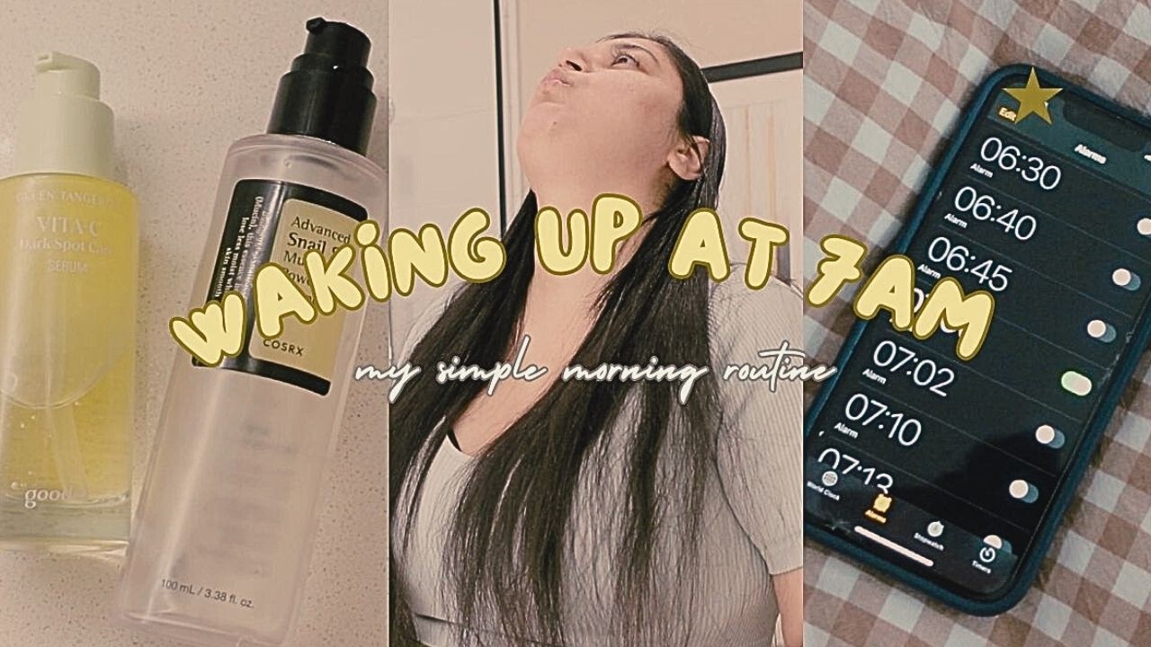 my simple 7am morning routine.