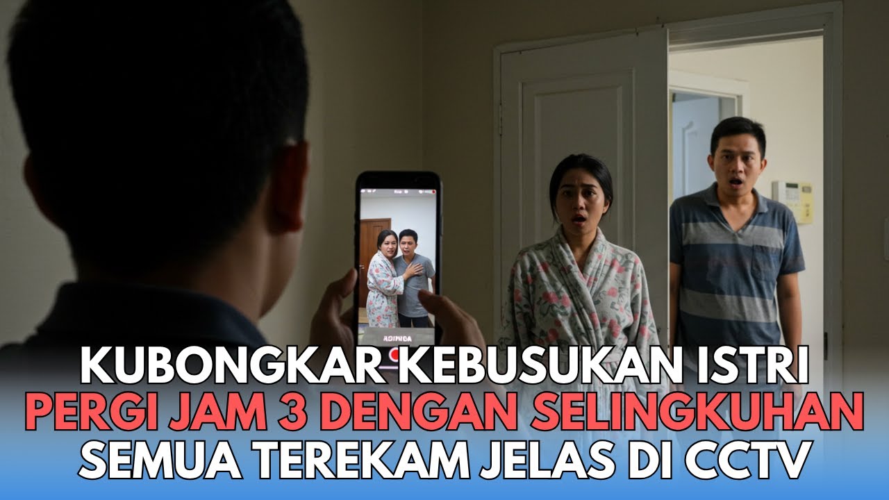 ISTRI PERGI JAM 3 PAGI DENGAN SELINGKUHANNYA, SEMUA TERLIHAT JELAS DI CCTV, AKU IKUTI CARA MAINMU