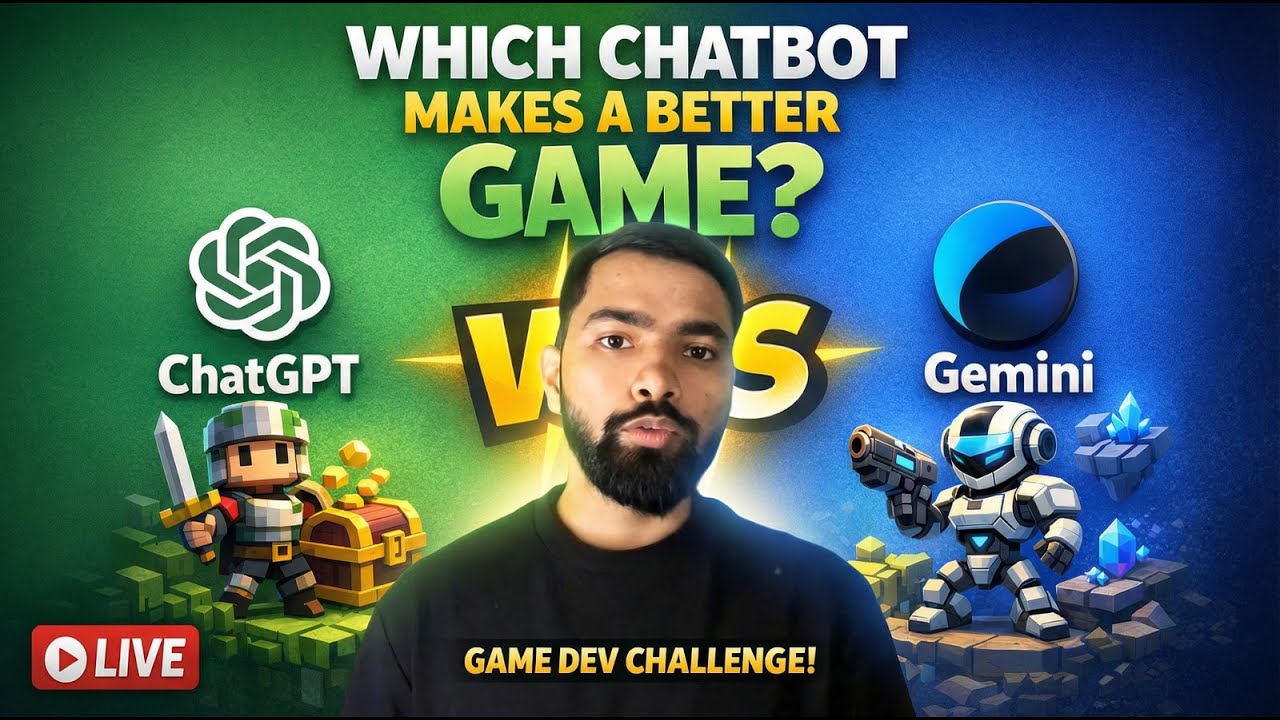 I Let ChatGPT and Gemini Design a Game… Here’s What Happened (LIVE)
