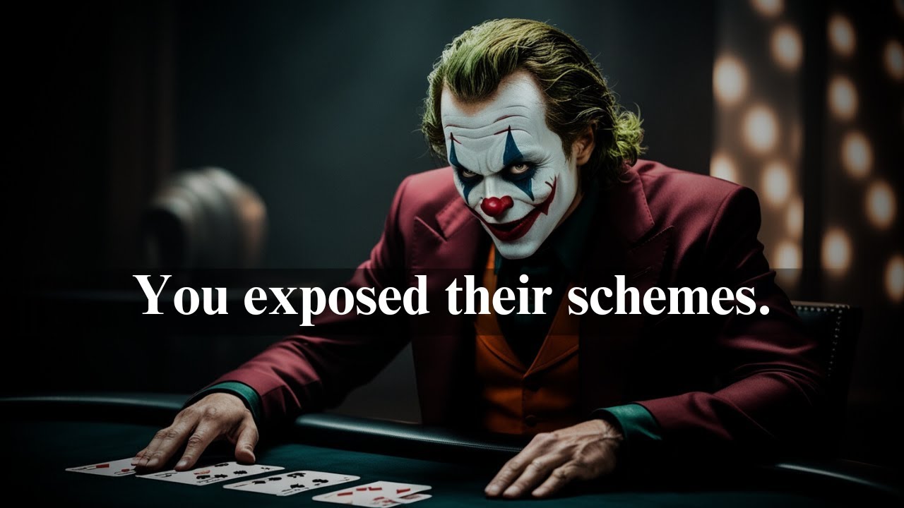 You Exposed Their Schemes, Now They’re Scrambling to Escape - Joker Motivation (Powerful)