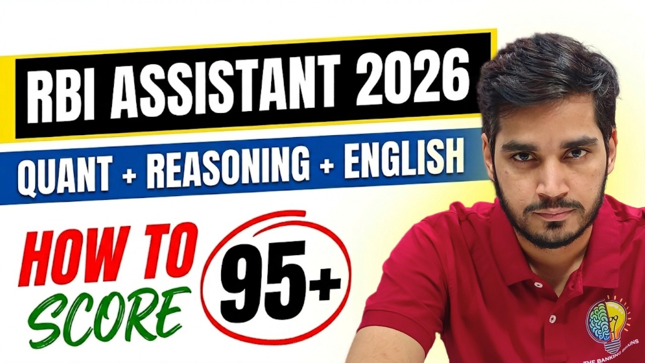This is How You can Score 95+ in RBI ASSISTANT 2026!