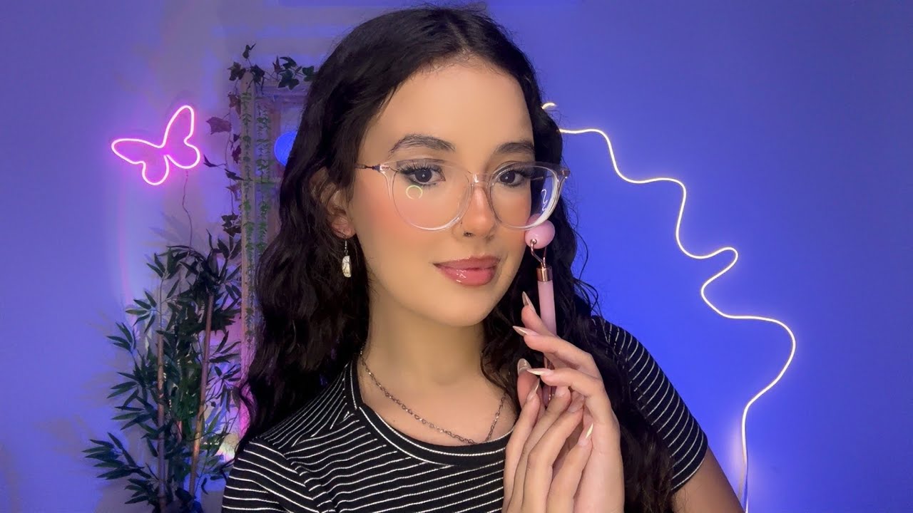 ASMR LENTO e CALMO PARA VOCÊ DORMIR IMEDIATAMENTE 🐑🌟 | plucking, massagem, atenção pessoal 