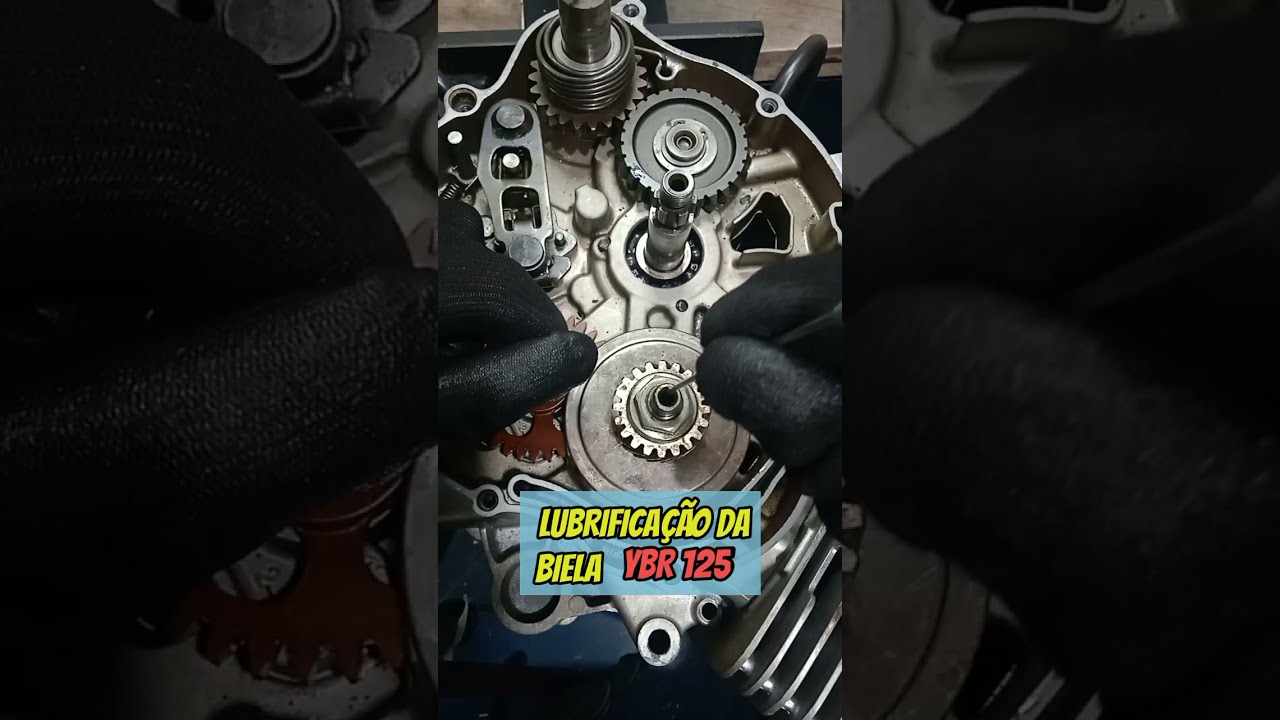 como funciona a lubrifica&ccedil;&atilde;o da biela da Yamaha YBR 125