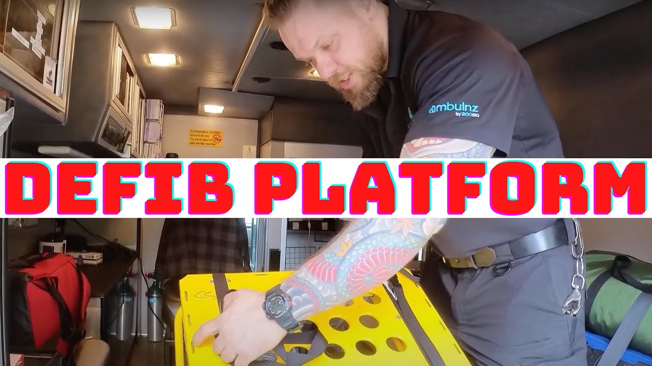 How to mount Stryker Rugged Defibrillator Platform to the EMS Stretcher for CCT?