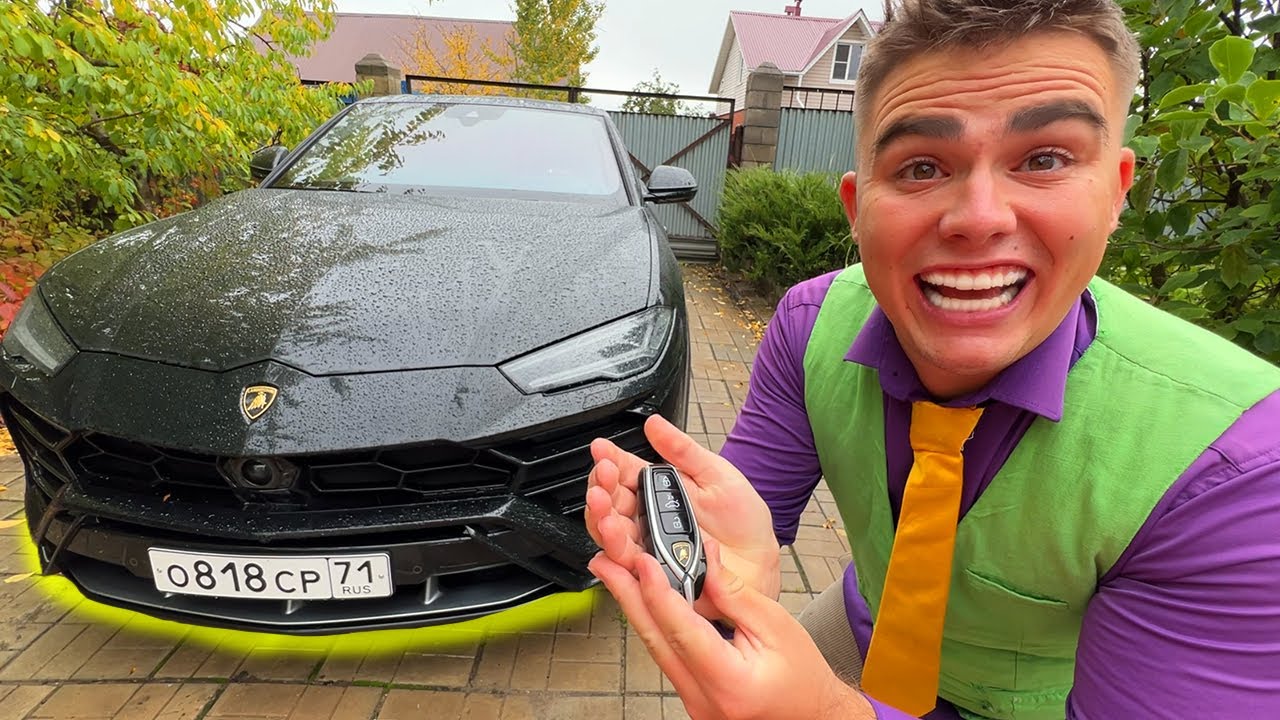 Mr. Joe Found Car Keys to Lamborghini URUS VS Camaro & Urus 13+