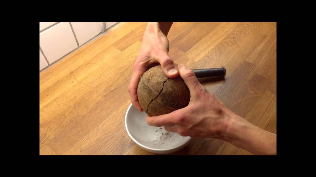 Hur du &ouml;ppnar en kokosn&ouml;t
