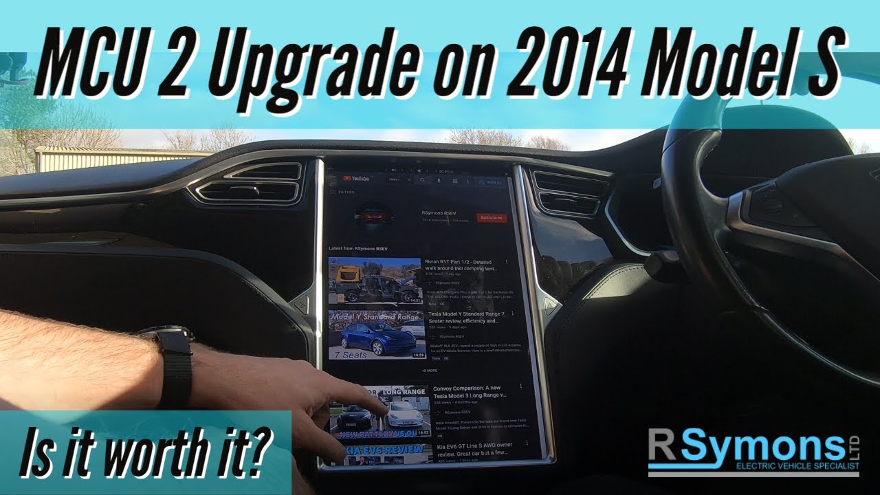 Обновление Tesla MCU1 до MCU2 до и после демонстрации — Model S 2014 года. Быстрее? Лучше?