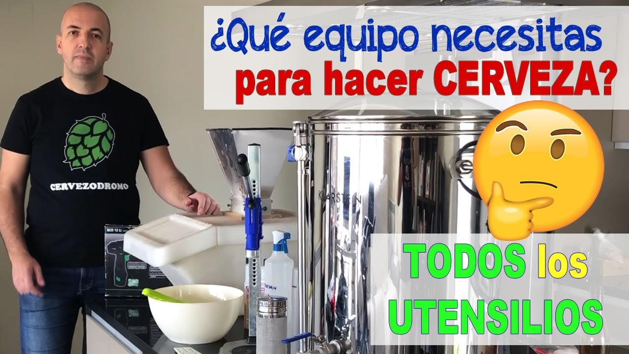 EQUIPO para HACER CERVEZA artesanal en casa 👍 2022 ✅🍺