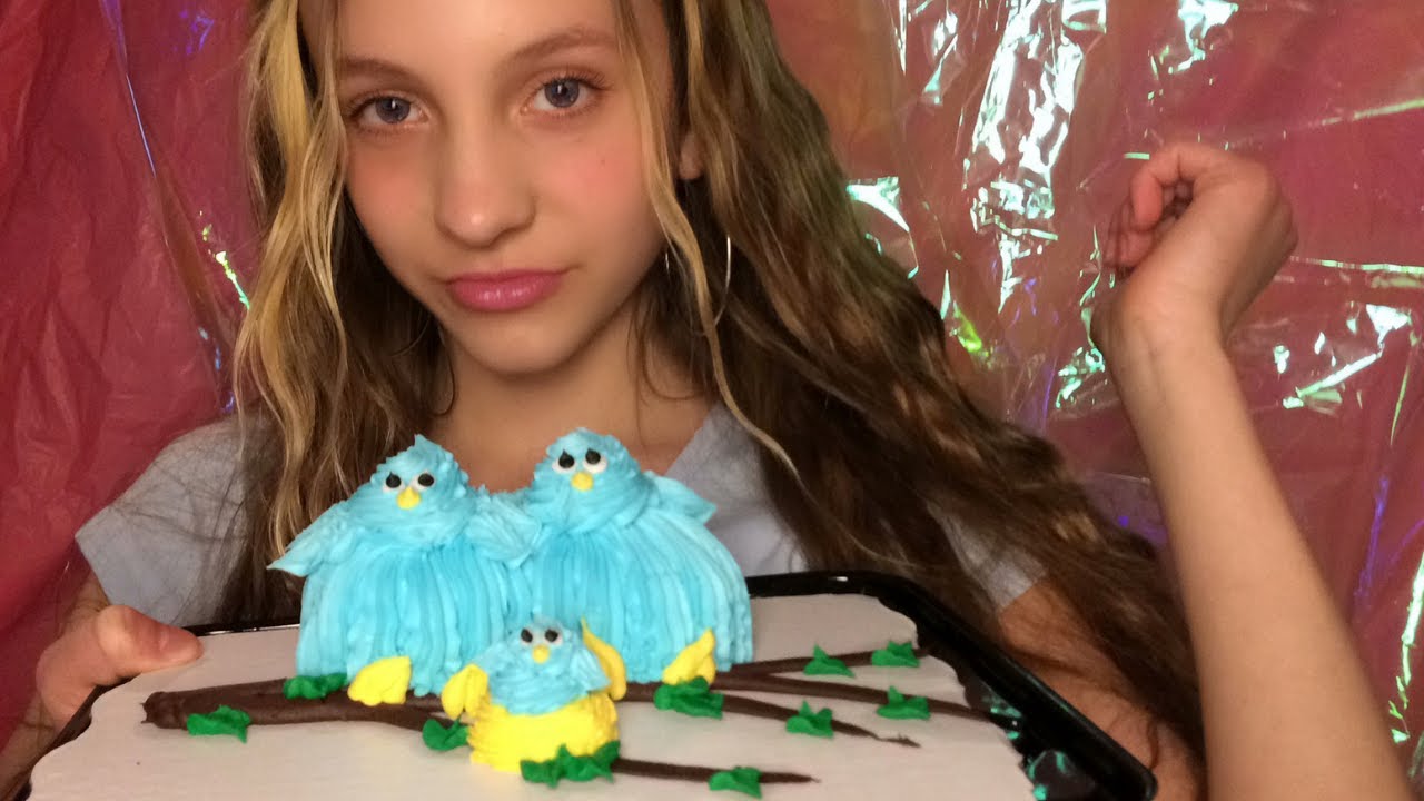ASMR EATING BLUEBIRDS