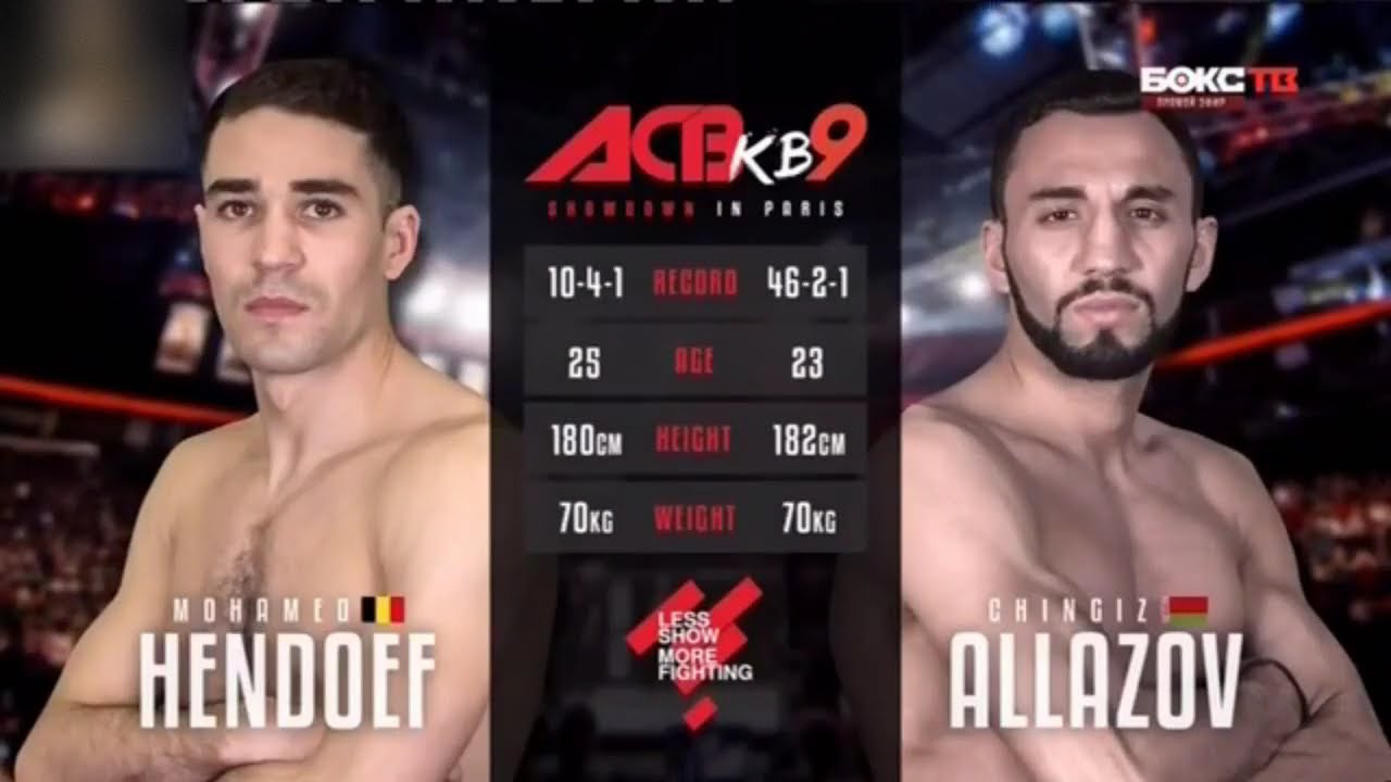 Мохамед Хендоуф vs. Чингиз Аллазов | Mohamed Hendouf vs. Chingiz Allazov | ACB KB 9