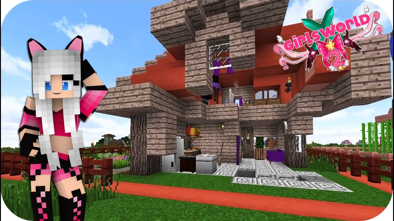 A MI HIJA LE DESTRUYEN LA CASA!! - Girl's World 2 Minecraft Ep 36