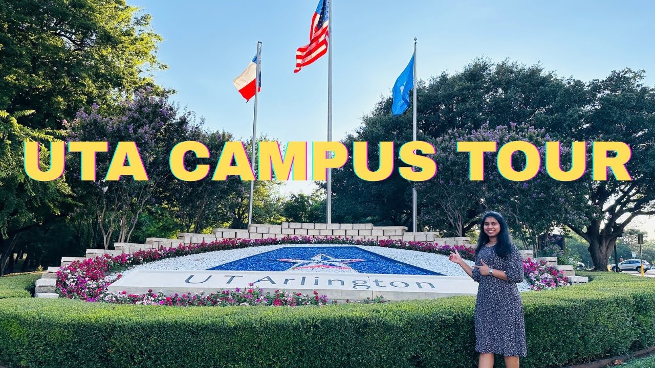 University of Texas, Arlington campus tour || Construction Management #uta #campustour