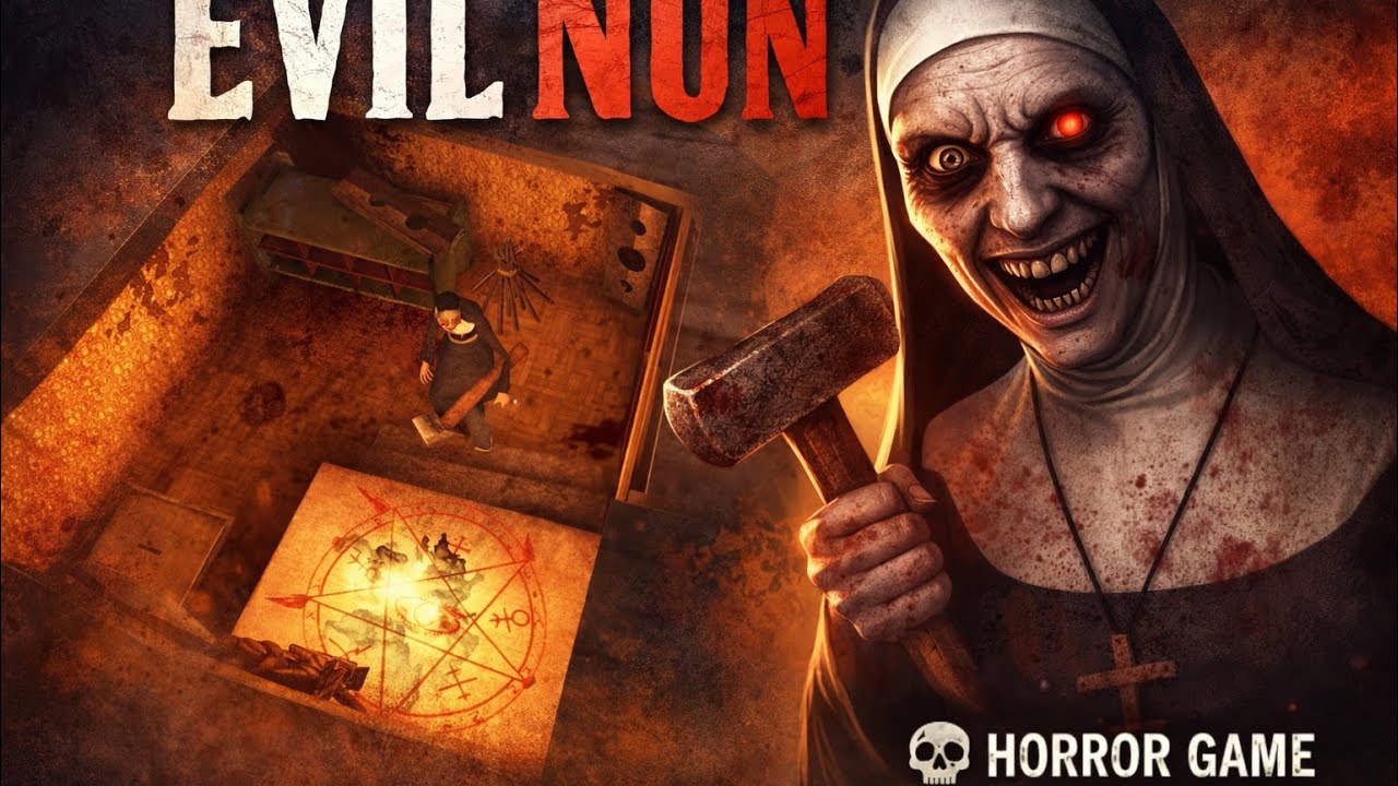 Evil nun game gameplay 😱🥶🥶🥶#comedy #vairal 