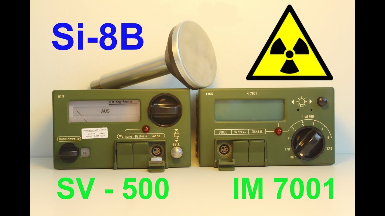 Si-8B pancake probe for SV-500 & IM7001 geiger counters