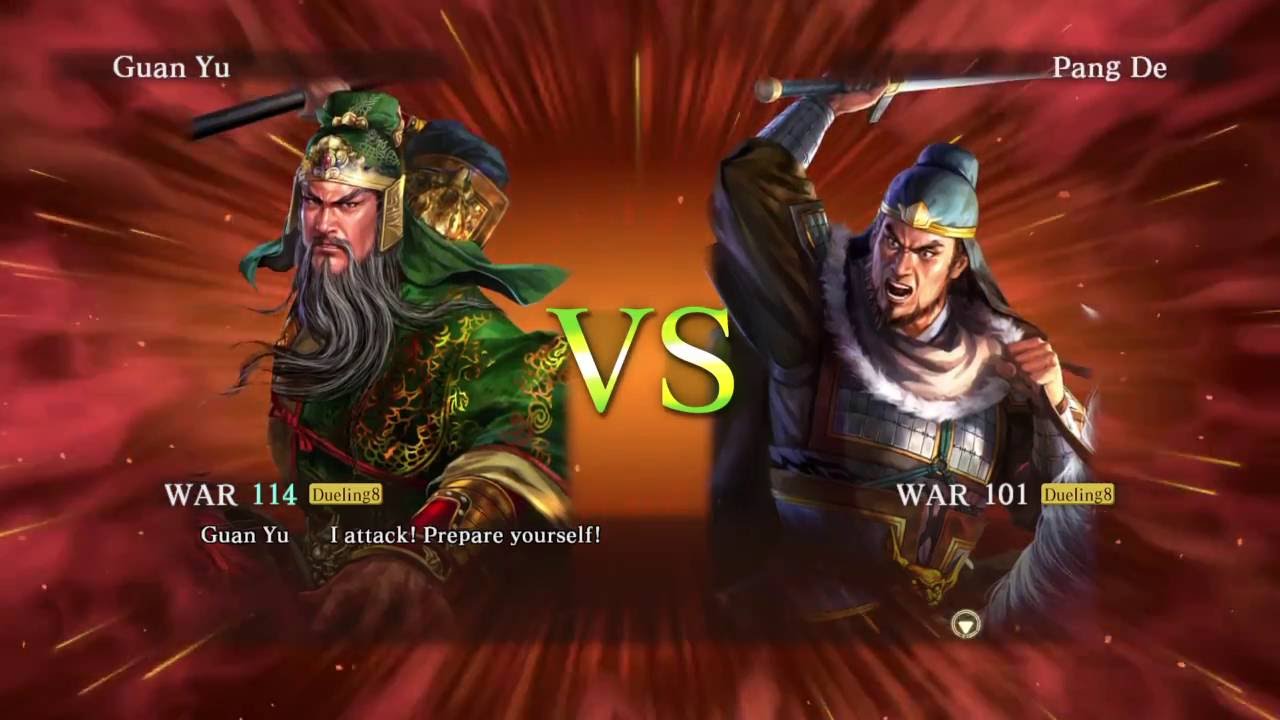 Guan Yu vs. Pang De