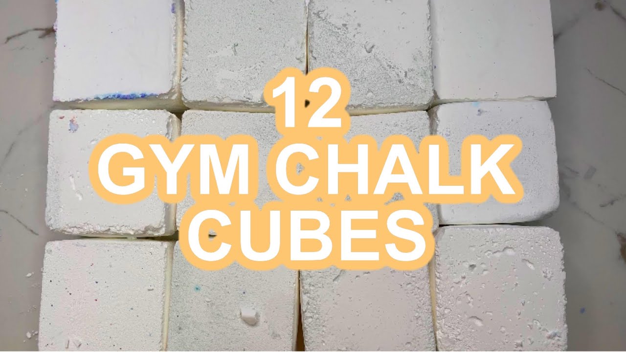 12 GYM CHALK CUBES