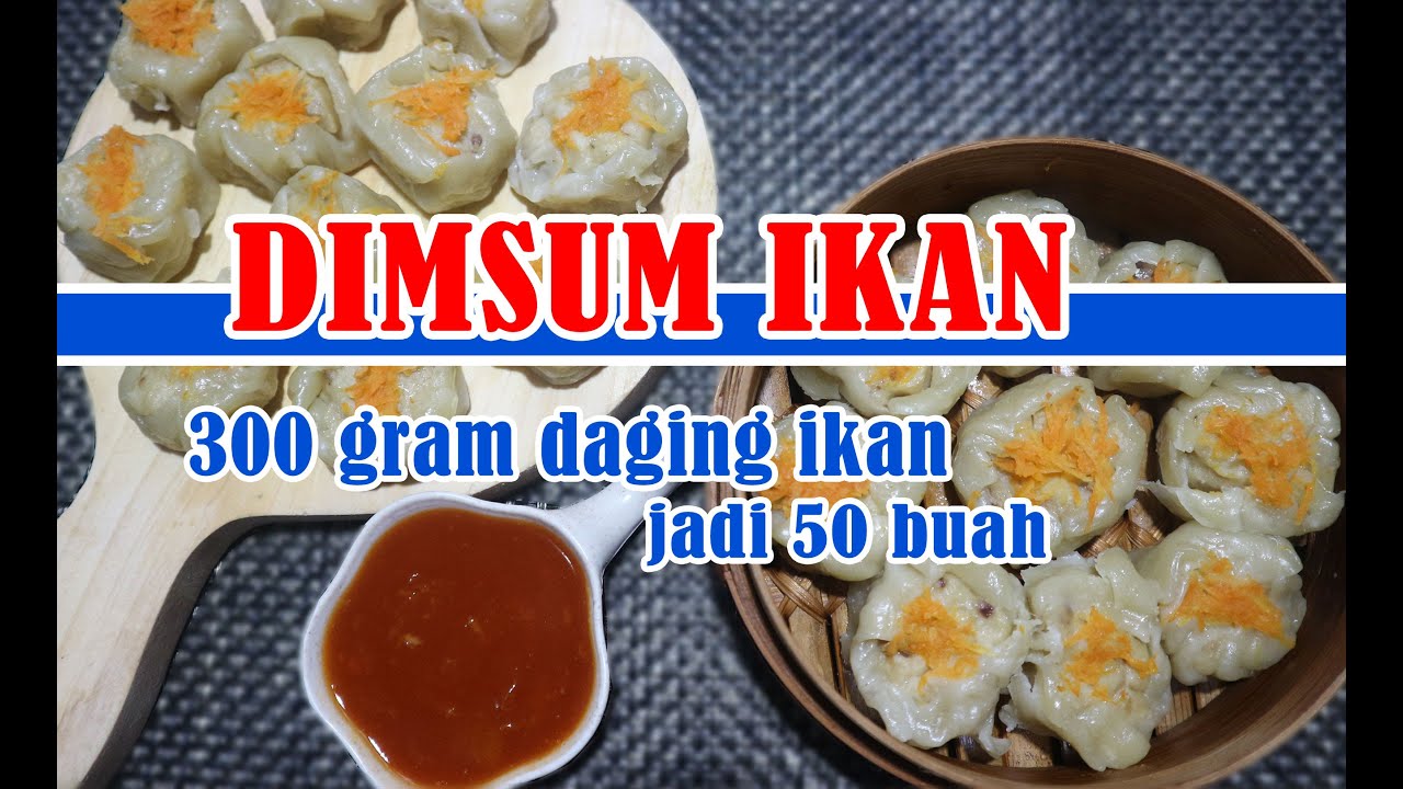 Cocok buat jualan !! Resep dimsum ikan ini kenyal, lembut, super enak