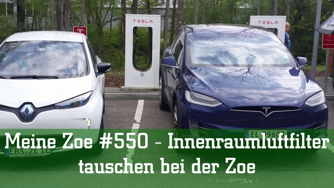Meine Zoe #550 - Innenraumluftfilter tauschen bei der Zoe