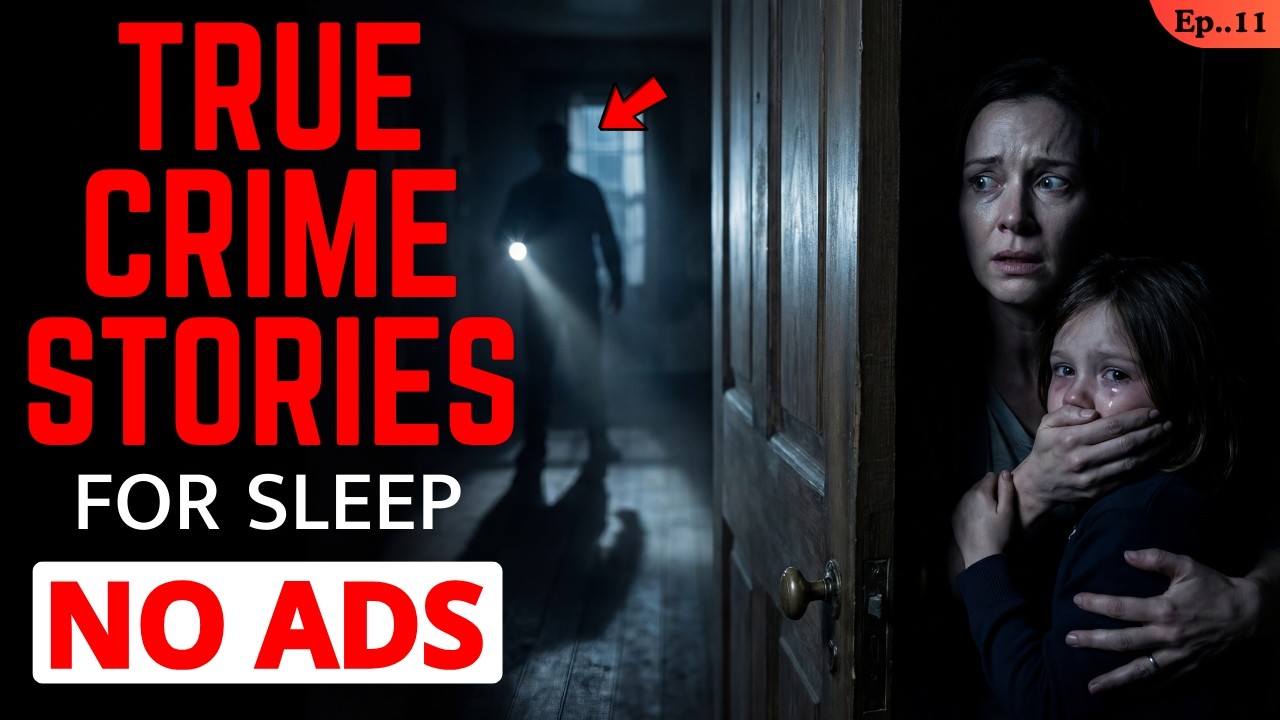 3 HOURS of TRUE Crime Stories For Sleep With Rain Sound | 🔴 NO ADS 🔴 | Black Screen | Ep. 11