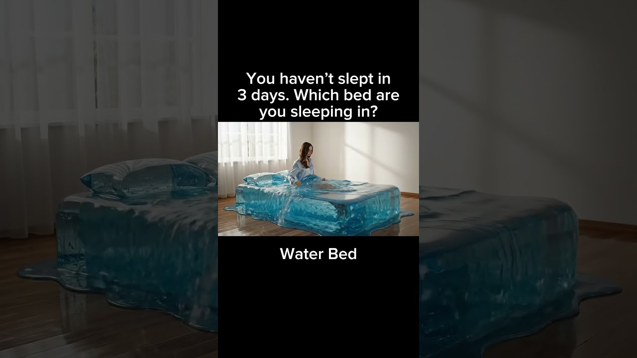Which bed are you sleeping the hardest in? #ai #aiasmr #asmr #relaxing #satisfying