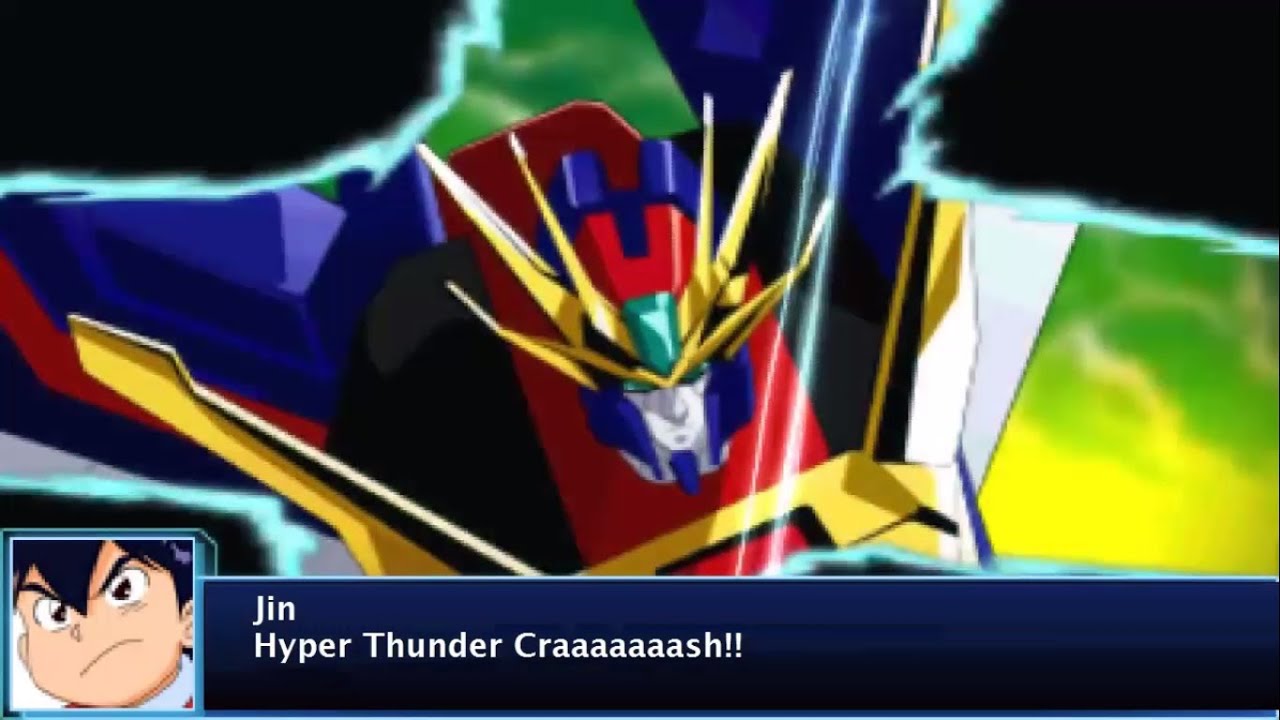Super Robot Wars BX - God Raijin-Oh All Attacks (English Subs)