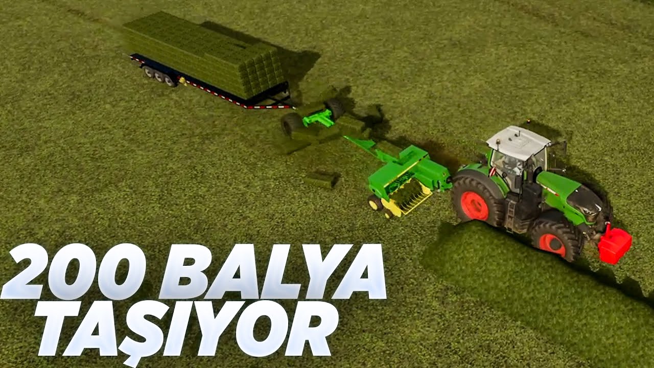 BİR TARLADAN 750.000 TONAJ ÇİM TOPLADIK | FARMİNG SİMULATOR | fs 22 | fs22 | vadinin sahibi