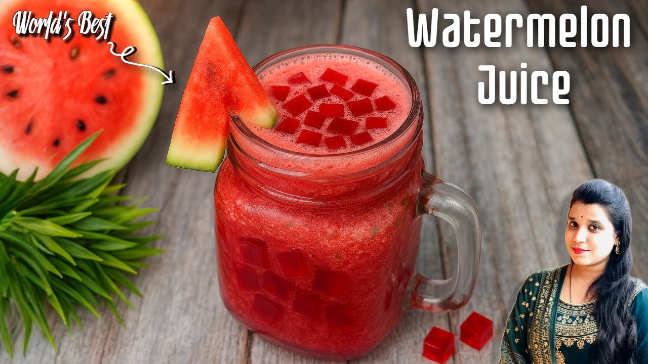 ଥଣ୍ଡା ଥଣ୍ଡା ତରଭୁଜ ଜୁସ୍ ଏବେ ଘରେ - Refreshing Homemade watermelon juice in Odia...