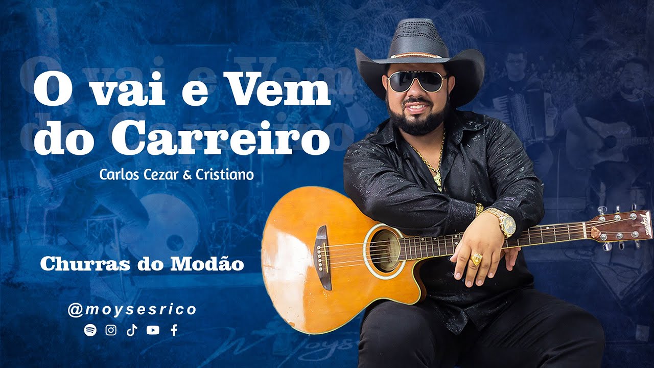 Cristiano se emociona ao cantar com Moysés Rico | O Vai e Vem do Carreiro (Live Especial)