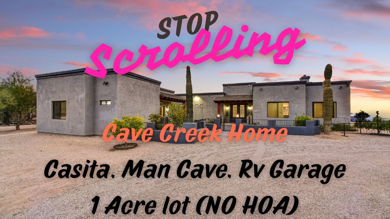 Dream Home Alert 🚨 Casita + Mancave + Pool in Cave Creek!