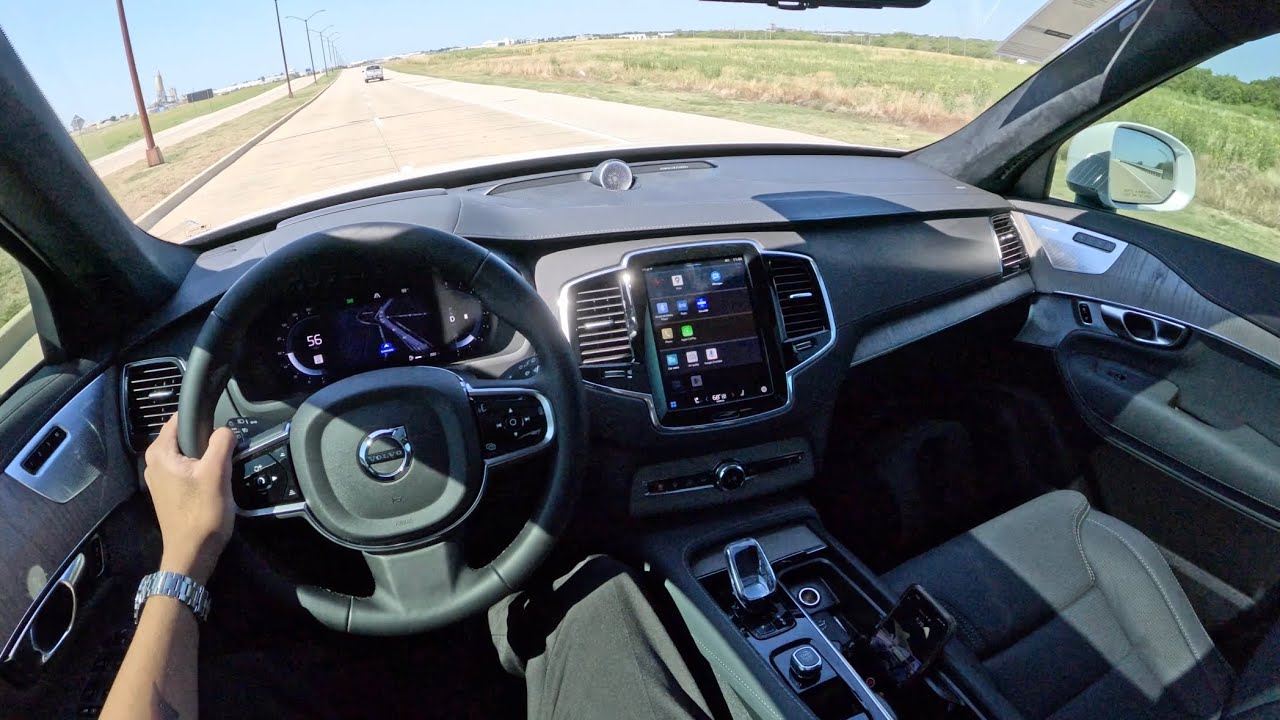Volvo XC90 B6 Ultra 2025 года — впечатления от вождения от первого лица.