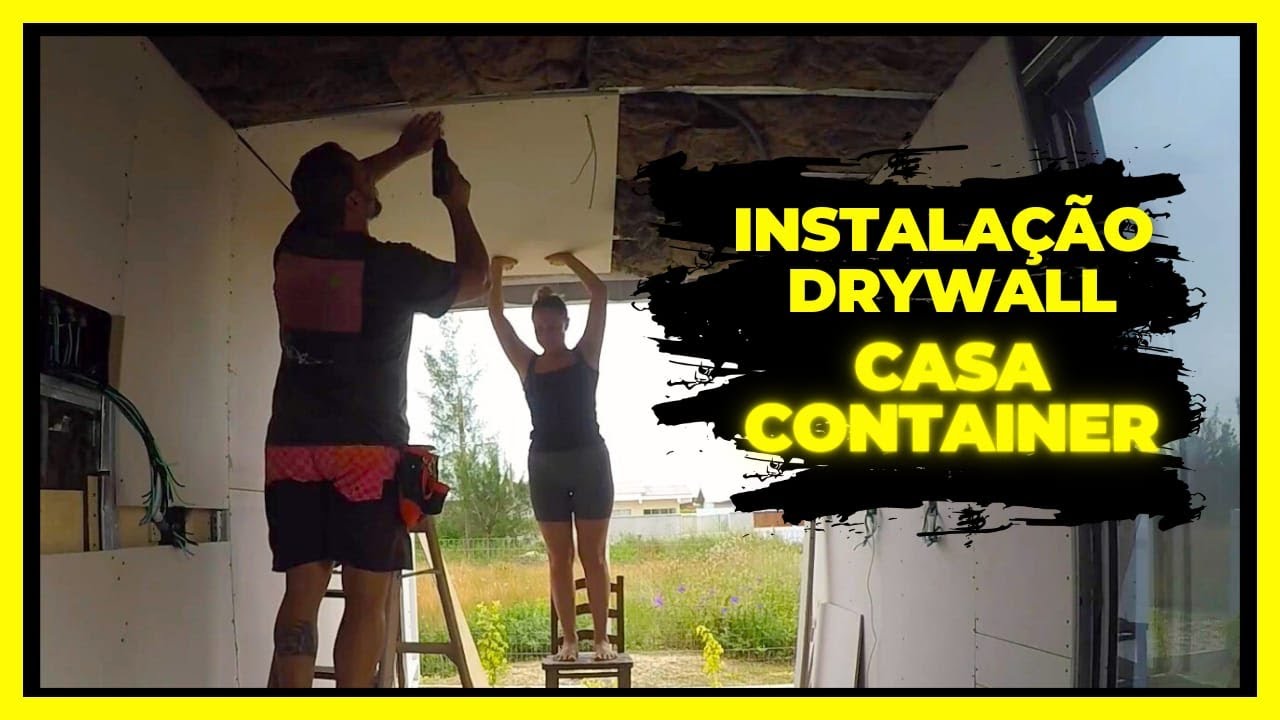 Casa container - Instalação drywall - Ep. 20