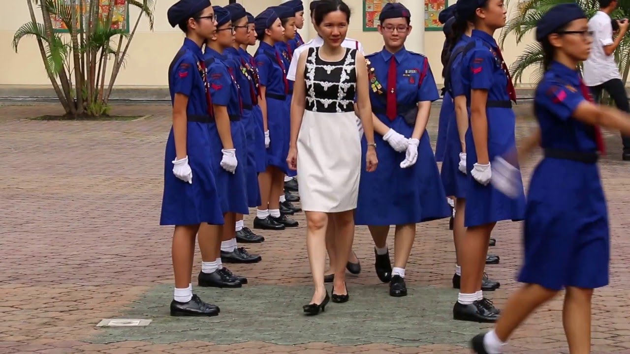 84th Girls Brigade enrollment parade 2016April23