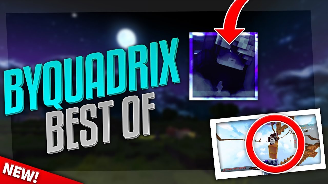 ● BEST of ByQuadrix ▪ BedWars YOUTUBER | Full HD ▪ 🎬