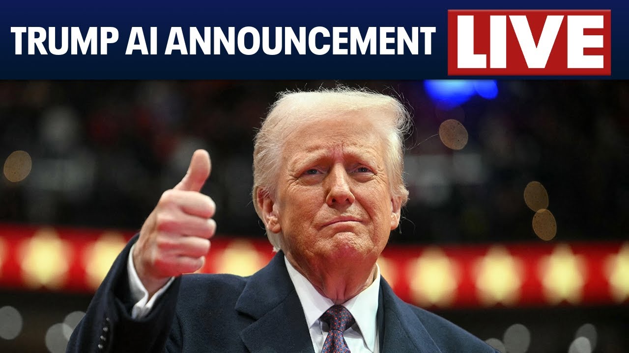 President Trump's AI announcement: Watch live