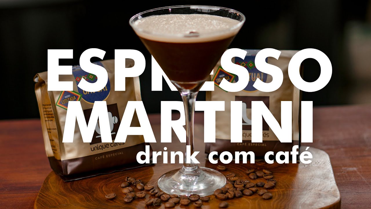ESPRESSO MARTINI - DRINK ALCOÓLICO COM CAFÉ