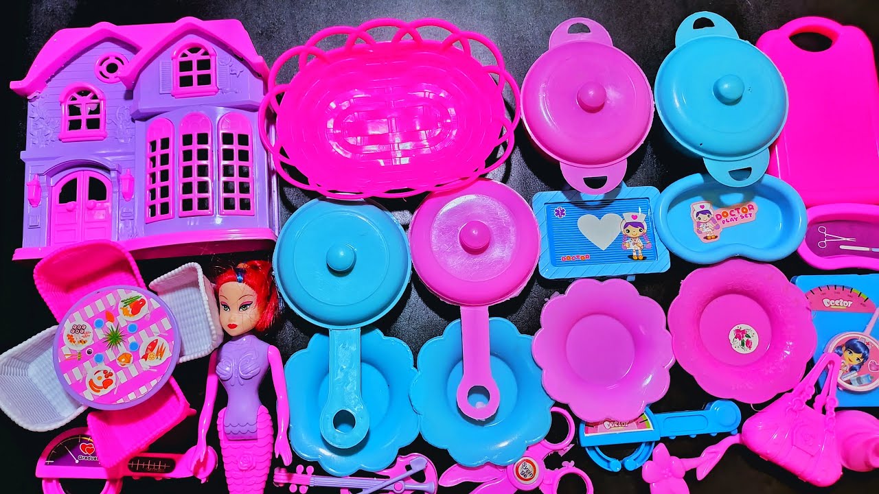 4:12 Minutes Satisfying with Unboxing Hello Kitty Sanrio Kitchen Cooking Play Set ASMR