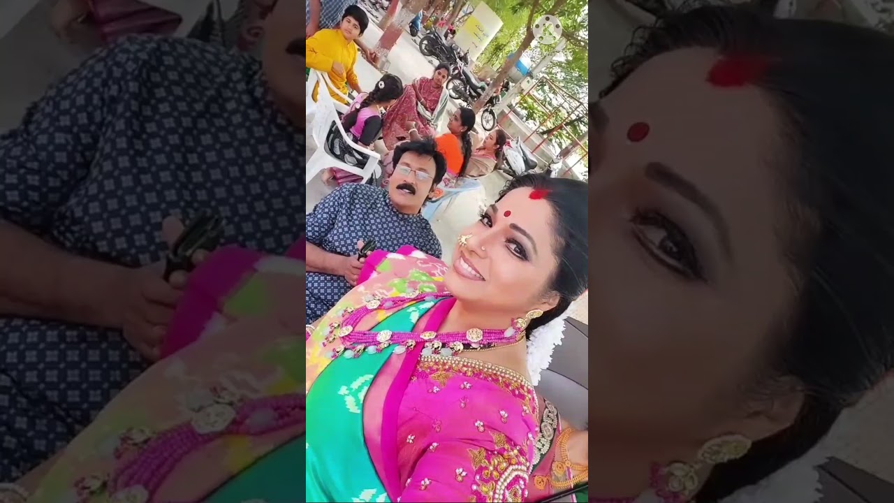 Actress Haritha fun on sets || Please Subscribe My Channel||