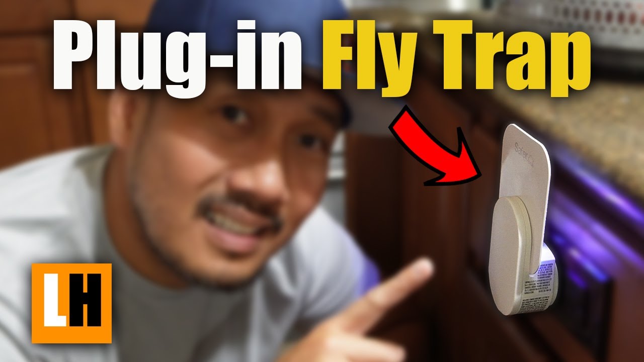 Safer Home Plug In Fly Trap - No More Pesky Fruit Flies and Gnats!