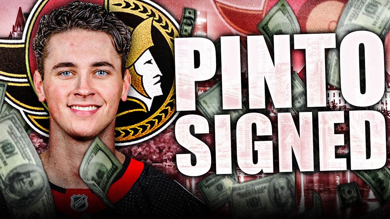 OTTAWA SENATORS FINALLY GET IT DONE: SHANE PINTO SIGNED TO A TWO-YEAR CONTRACT