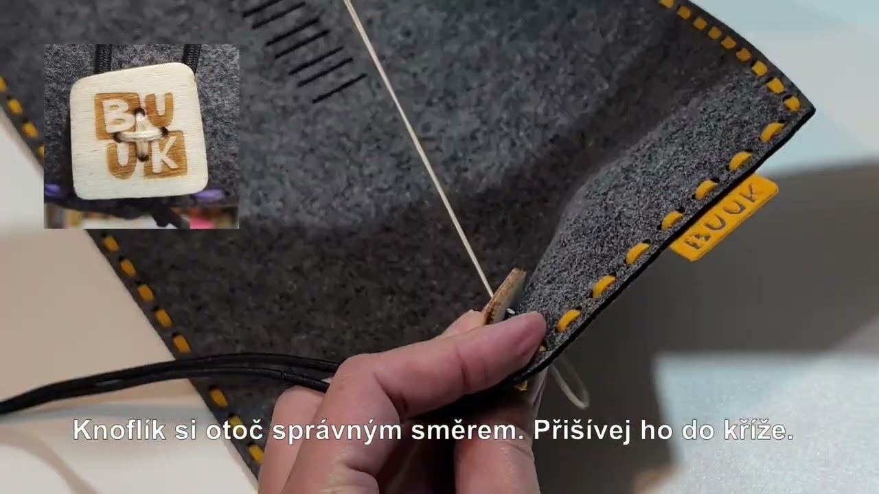 BUUK videonávod - Jak přišít knoflík | tutorial