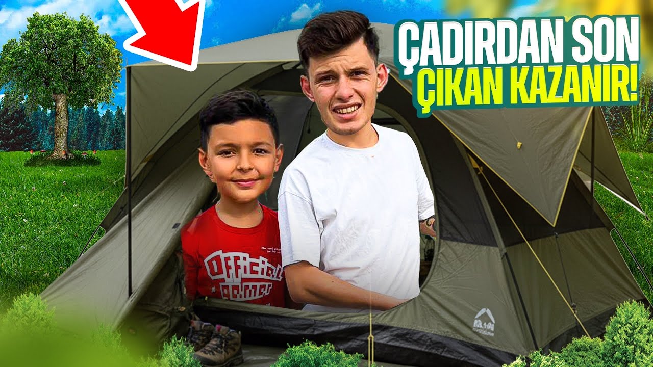 ORMANDA ÇADIRDA 24 SAAT YAŞAMAK ! SON ÇIKAN KAZANIR?!