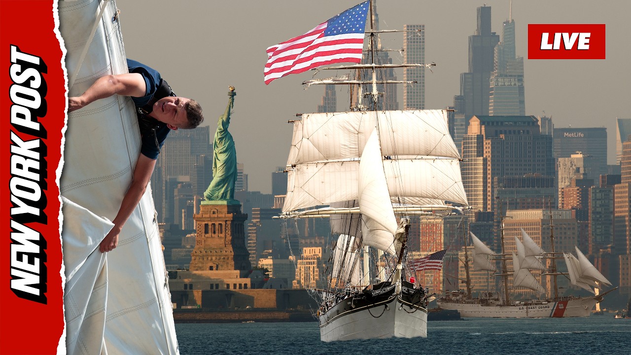 Sail4th 250 Live: Largest-Ever Tall Ship Flotilla Sails into NYC on 4th of July for America's 250th