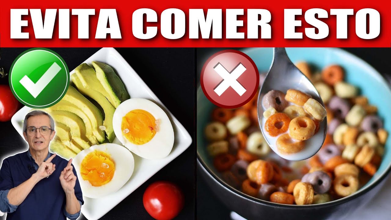MEJORES y PEORES ALIMENTOS para el DESAYUNO | EFECTOS de COMER procesados y azúcar