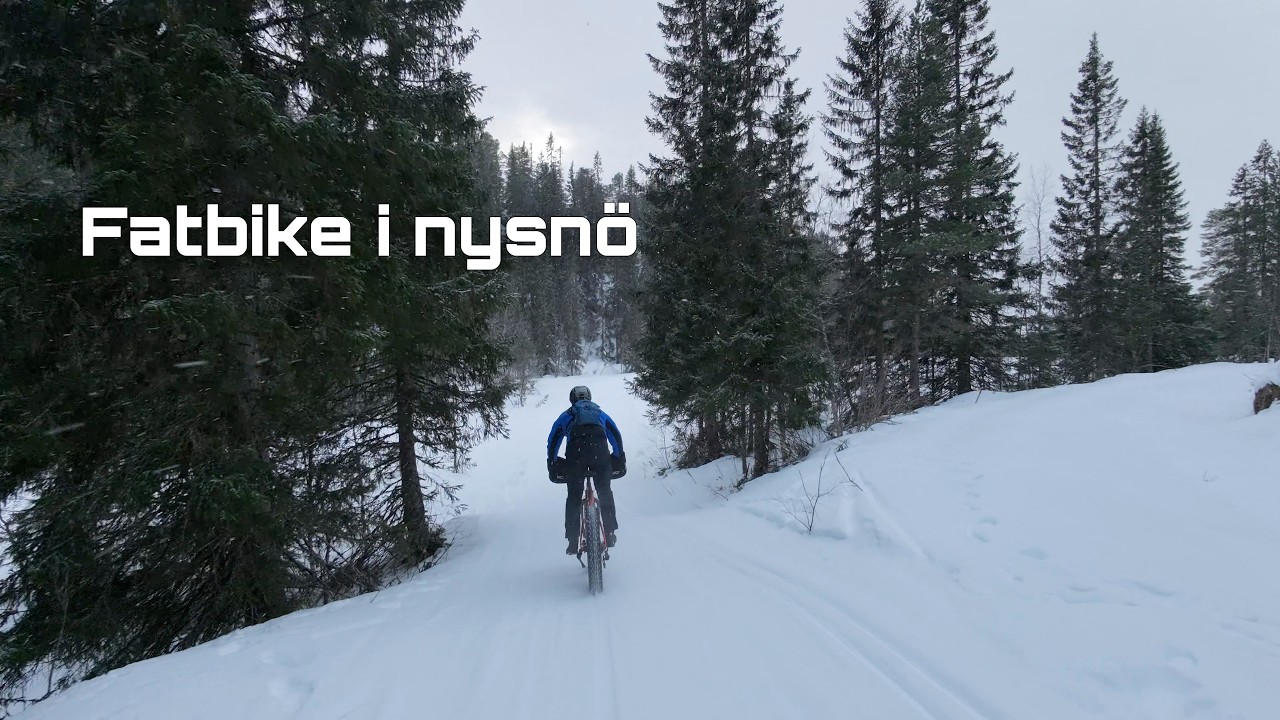 Fatbike i nysnø