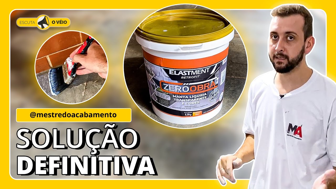 A SOLUÇÃO DEFINITIVA PRA SUA ARDÓSIA OU PISO! Zero Obra | Elastment